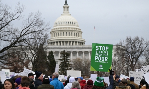 Oxfam protesteert